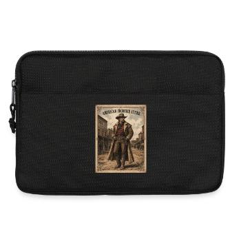 Amerikanische Grenztracht - Laptoptasche 13" - Schwarz - Vorne