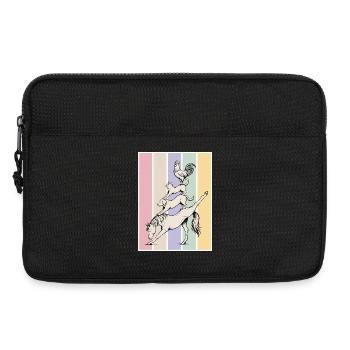Yoga Tierstapel - Laptoptasche 13" - Schwarz - Vorne