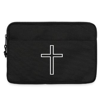 Christen Kreuz - Laptoptasche 13" - Schwarz - Vorne