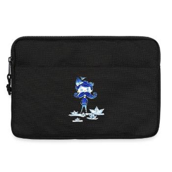 Herr Blau - Laptoptasche 13" - Schwarz - Vorne