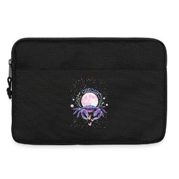 Krebsfrau – Astrologiegeschenk - Laptoptasche 13" - Schwarz - Vorne