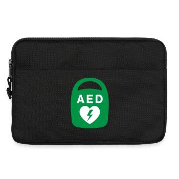 AED Heart Emergency Medical Icon - Laptop bag 13" - black - Front