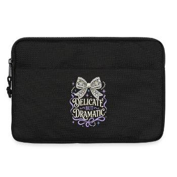 Delicate But Dramatic Bow - Laptop bag 13" - black - Front