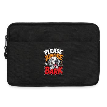 Setter anglais - Sacoche pour ordinateur portable 13 pouces - noir - Devant