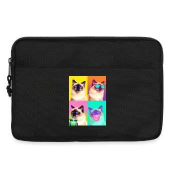 Cats Sacred Birman Cat - Laptop bag 13" - black - Front