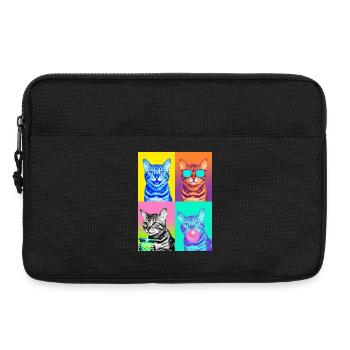 Chats Bengal Cat - Sacoche pour ordinateur portable 13 pouces - noir - Devant