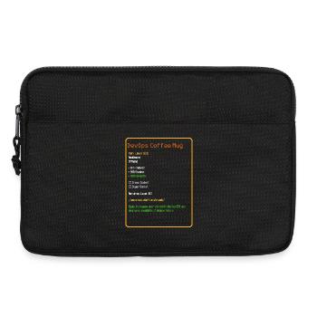 Tasse à café DevOps Niveau 666 - Sacoche pour ordinateur portable 13 pouces - noir - Devant