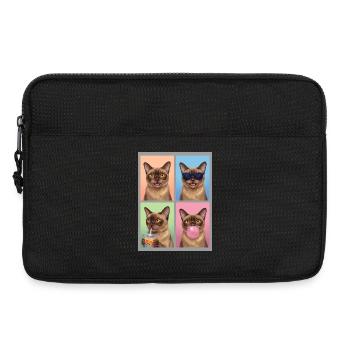 Chats Chat de Birmanie - Sacoche pour ordinateur portable 13 pouces - noir - Devant
