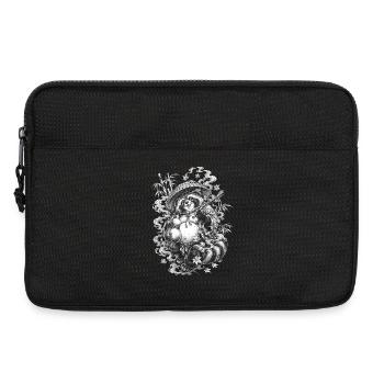 Tanuki japonais dans le style de tatouage Irezumi - Sacoche pour ordinateur portable 13 pouces - noir - Devant