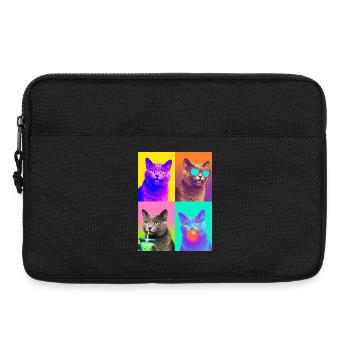 Chats Chat chartreux - Sacoche pour ordinateur portable 13 pouces - noir - Devant