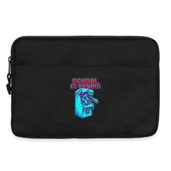 Die Schule kommt Zombie Pixel Art Arcade - Laptoptasche 13" - Schwarz - Vorne