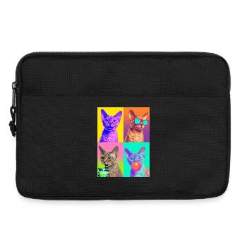 Chats Devon Rex Cat - Sacoche pour ordinateur portable 13 pouces - noir - Devant