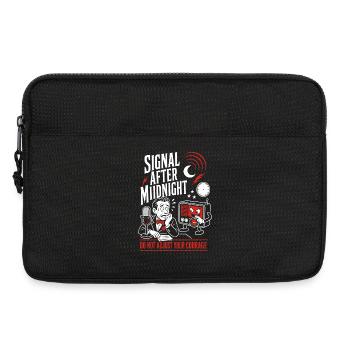 Signal après minuit Radio Horror - Sacoche pour ordinateur portable 13 pouces - noir - Devant
