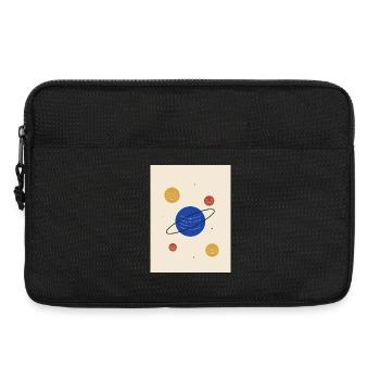Planetengarten – fünf ferne Welten - Laptoptasche 13" - Schwarz - Vorne