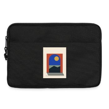 Sonnenportal – mediterrane Architektur - Laptoptasche 13" - Schwarz - Vorne
