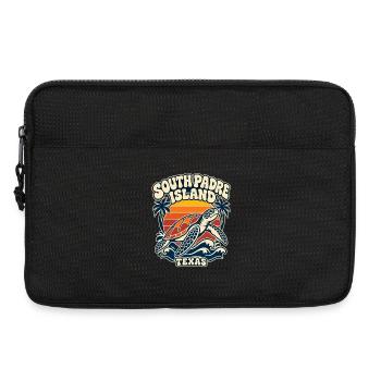 Texas South Padre Island Schildkröte Sunset - Laptoptasche 13" - Schwarz - Vorne