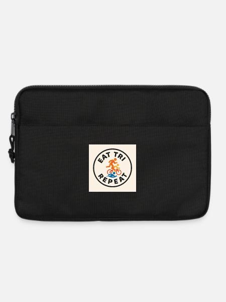 EAT TRI REPEAT - Laptop bag 13" - black