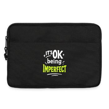 OK its imperfect design - Laptop bag 13" - black - Front