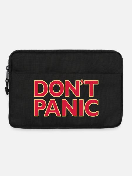don't panic - Laptop bag 13" - black
