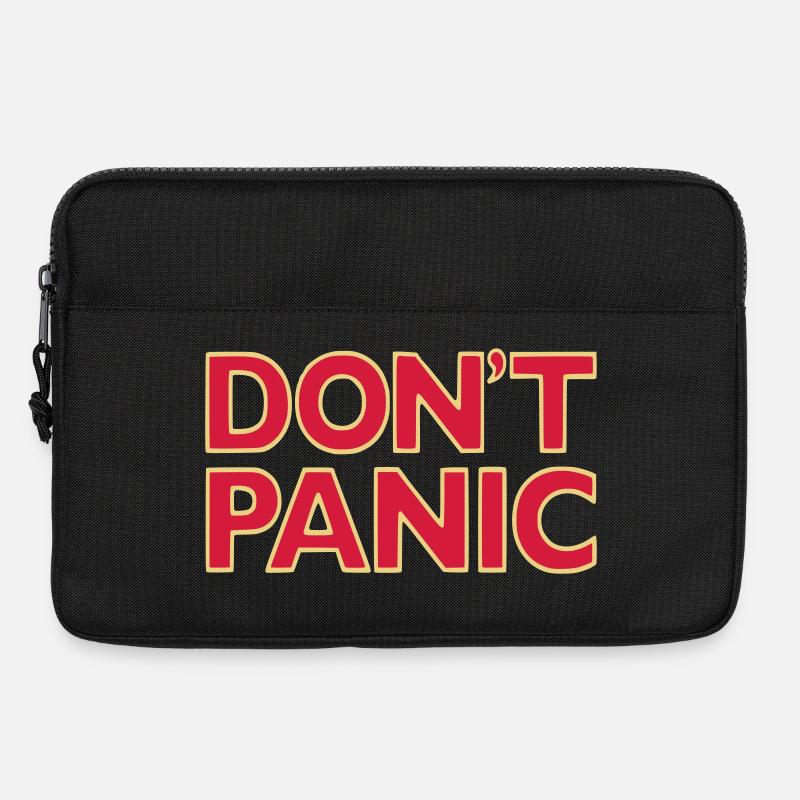 don't panic - Laptop bag 13" - black