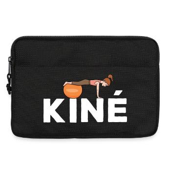 Kiné Cadeau pour Masseur Kinésithérapeute - Sacoche pour ordinateur portable 13 pouces - noir - Devant