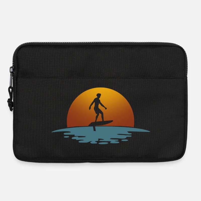 Hydrofoil Surfing Surf Surfer Hydrofoil Surfen - Laptoptasche 13" - Schwarz