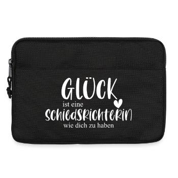 Schiedsrichterin Sport Sportart Schiri Fußball - Laptoptasche 13" - Schwarz - Vorne