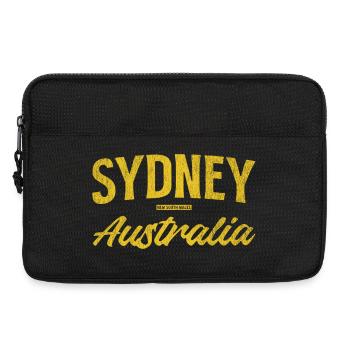 Sydney Australien Schriftzug - Laptoptasche 13" - Schwarz - Vorne