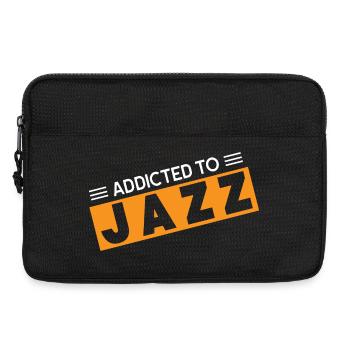 Addicted to Jazz - Laptop bag 13" - black - Front