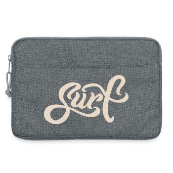 Surf Lettering - Laptoptasche 13" - Grau meliert - Vorne