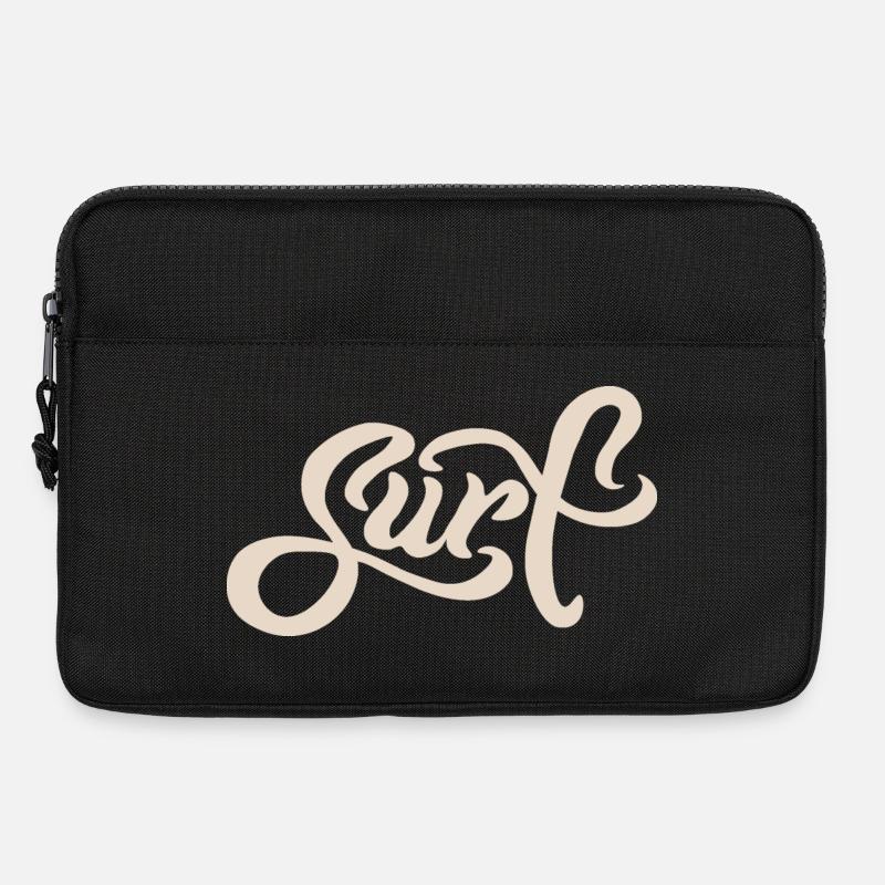 Surf Lettering - Laptoptasche 13" - Schwarz