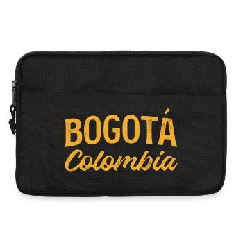 Bogotá Colombie Script Logo - Sacoche pour ordinateur portable 13 pouces - noir - Devant