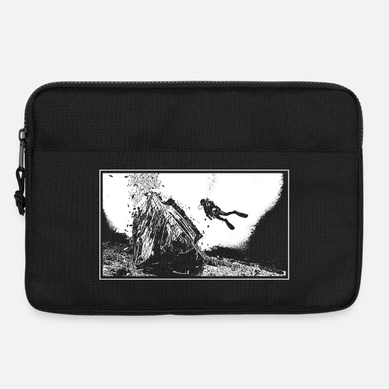 The wreck - Laptop bag 13" - black