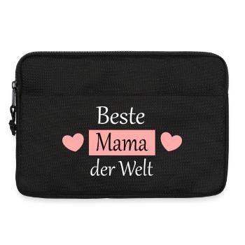 Best Mom in the World Saying Mother's Day Mom - Laptop bag 13" - black - Front