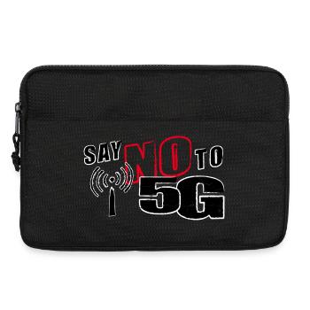SAY NO TO 5G - claim - Laptoptasche 13" - Schwarz - Vorne