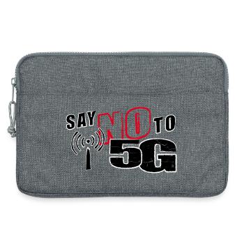 SAY NO TO 5G - claim - Laptop bag 13" - heather grey - Front