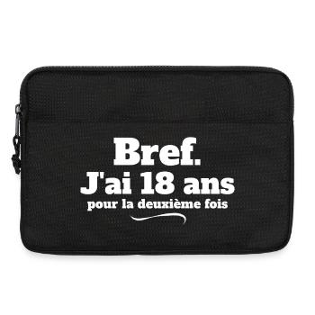 Geburtstag 36 Jahre alt, ich bin 36 Jahre alt, 36 Jahre alt - Laptoptasche 13" - Schwarz - Vorne