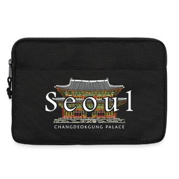 Séoul, site du patrimoine mondial en Corée du Sud - Sacoche pour ordinateur portable 13 pouces - noir - Devant