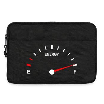 Vibrant Fuel Gauge Abstract Design - Laptop bag 13" - black - Front