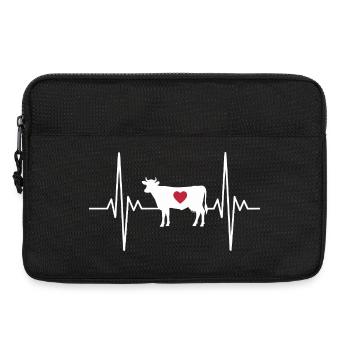 Kuh - Laptoptasche 13" - Schwarz - Vorne