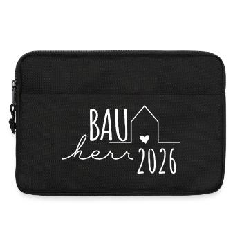 Constructeur 2026 - Builders Partnerlook Hausbau - Sacoche pour ordinateur portable 13 pouces - noir - Devant
