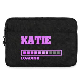 Katie as a baby - Laptop bag 13" - black - Front