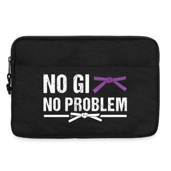 MMA BJJ jiu jitsu Vintage Brazilian Jiu Jitsu  - Laptoptasche 13" - Schwarz - Vorne