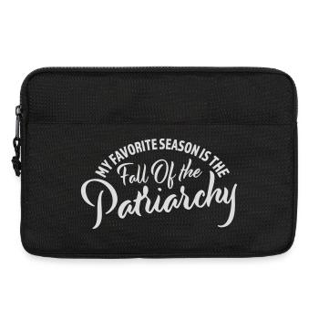 Ma saison préférée est La chute du patriarcat - Sacoche pour ordinateur portable 13 pouces - noir - Devant