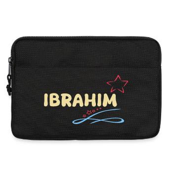 Geschenk Ibrahim - Laptoptasche 13" - Schwarz - Vorne