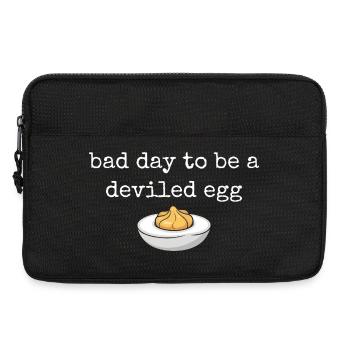 Funny Saying Egg Buffet Food Bad Day Deviled Eg - Laptop bag 13" - black - Front