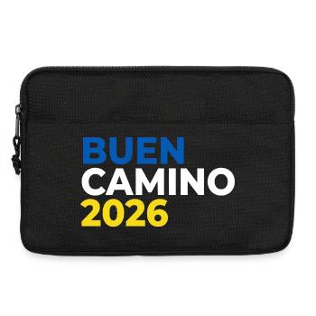 Buen Camino 2026 | Jakobsweg, Pilger, Santiago - Laptoptasche 13" - Schwarz - Vorne