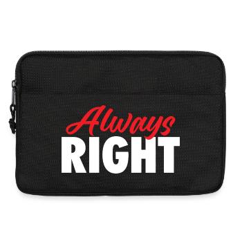 Always Right Valentinstags-Paar-Witz - Laptoptasche 13" - Schwarz - Vorne