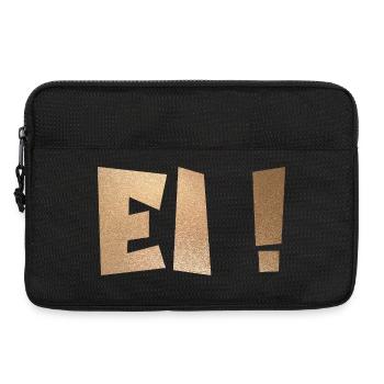 Œuf en coquille d’œuf - Sacoche pour ordinateur portable 13 pouces - noir - Devant