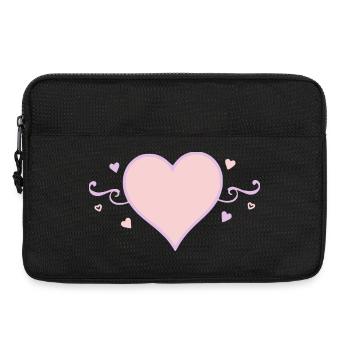 Cadeau pour la fête des mères : Idée de cadeau pour la fête des mères - Sacoche pour ordinateur portable 13 pouces - noir - Devant